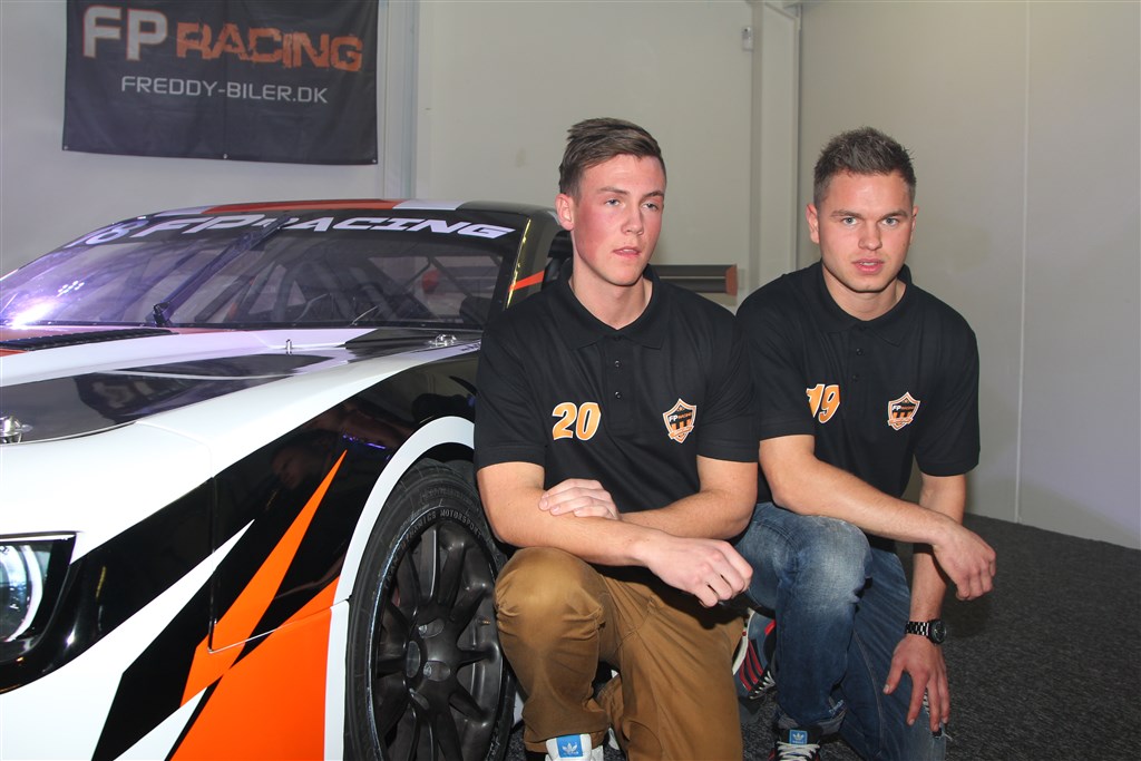 Brødrene Martin V. Jensen og Nicholai Eberhard
(Foto: Motorsporten.dk)